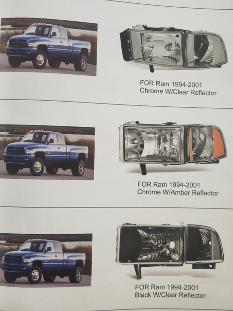 Lampu depan depan untuk Dodge Series SUV