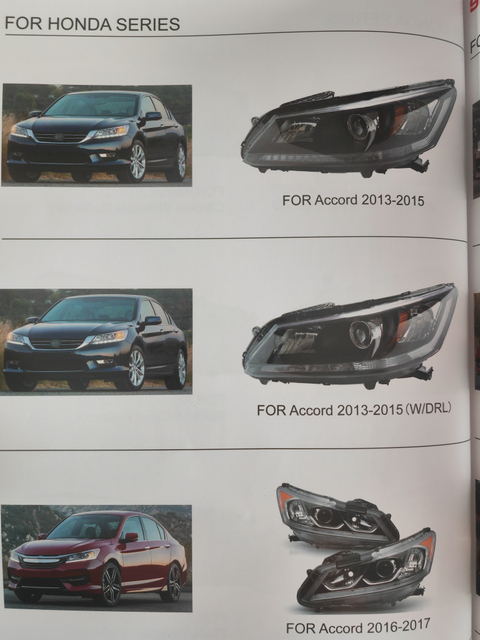 Lampu depan depan untuk Honda Series SUV